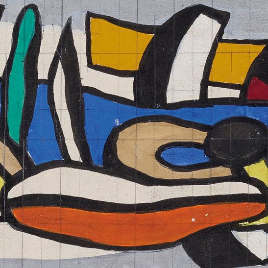 Fernand Léger — Макет фасада Музея Био