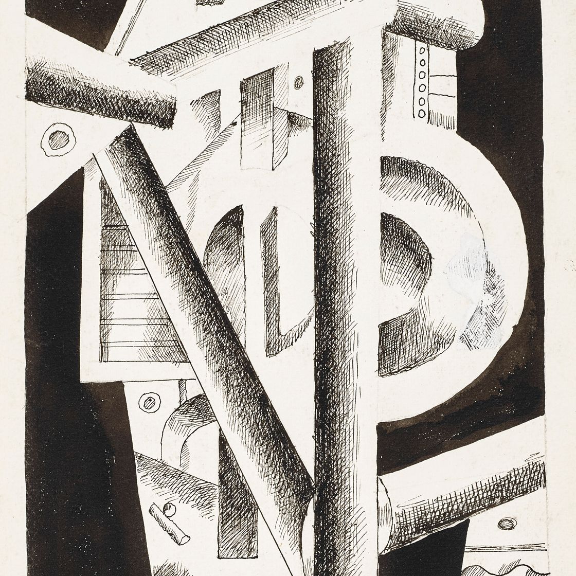 Fernand Léger — Л'Эшафодаж, изображение 1