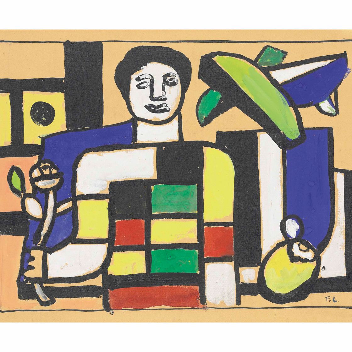 Fernand Léger — Бюст женщины