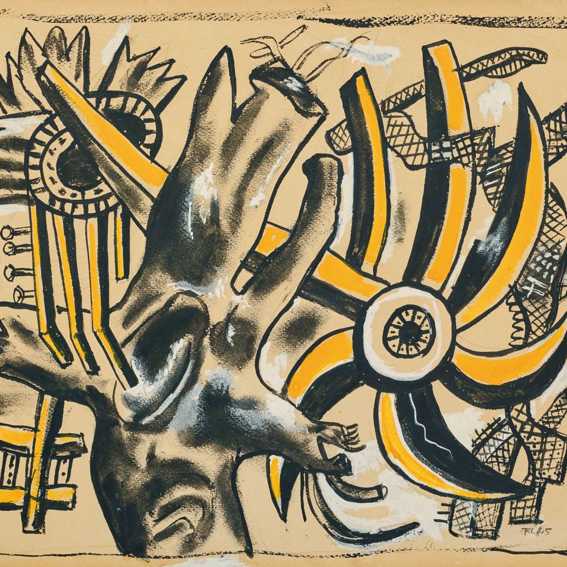 Fernand Léger — Дерево и флер