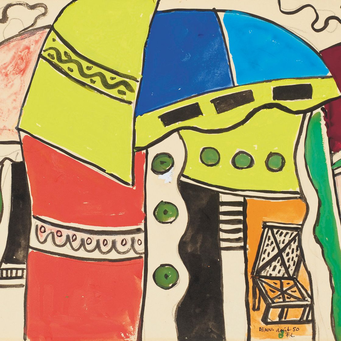Fernand Léger — Шезлонг рядом с палаткой