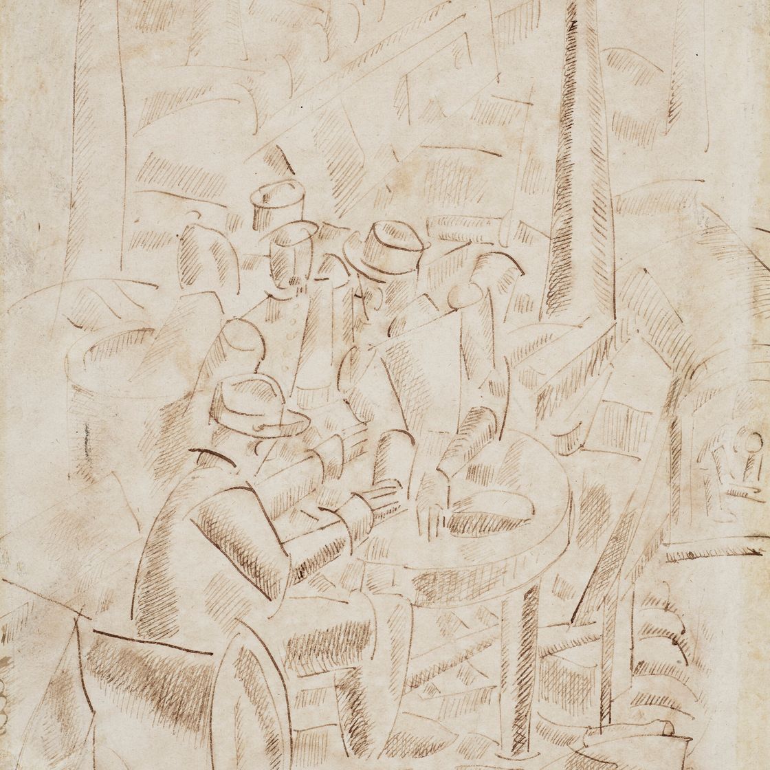 Fernand Léger — Солдаты, танцующие в Абри, Аргонна, изображение 1