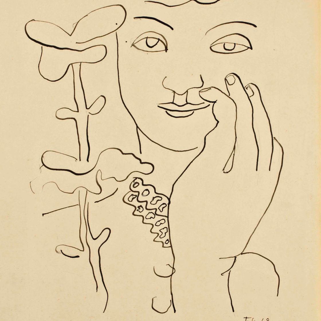 Fernand Léger — Наедине с молодой девушкой