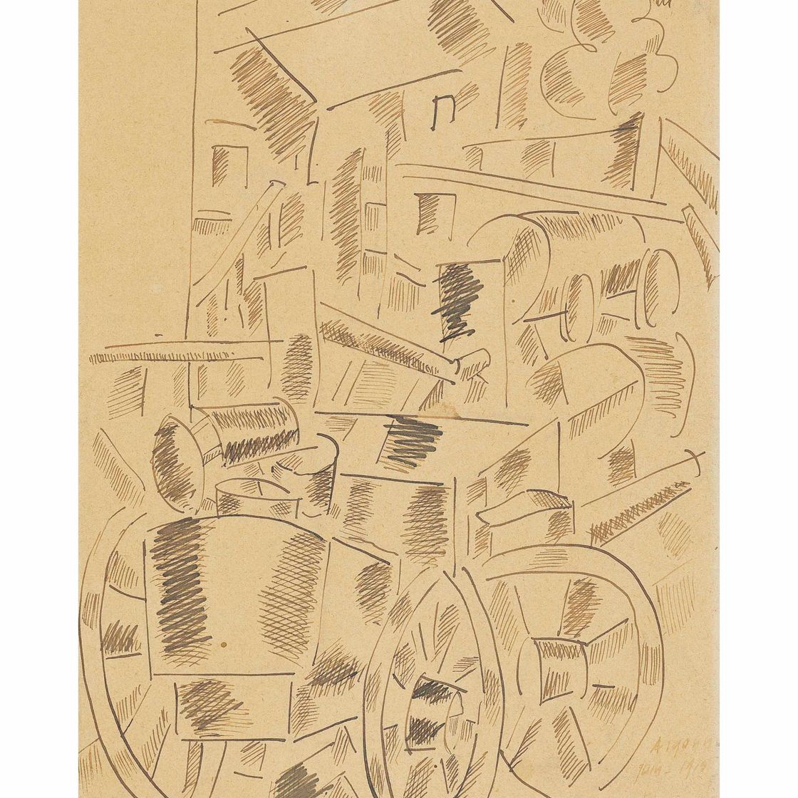 Fernand Léger — Пейсаж-де-Верден, Аргонна, изображение 1