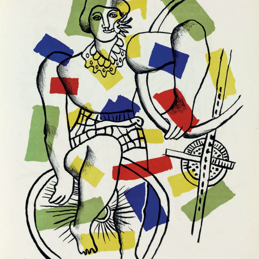 Fernand Léger — Цирк, Tériade, Les Editions Verve, Париж, 1950 (Сапфир, 44-106)