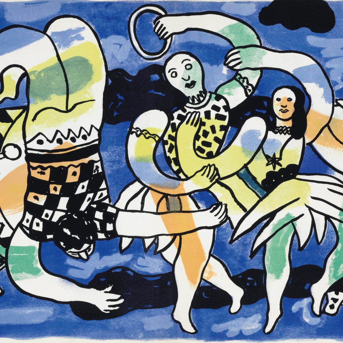 Fernand Léger — Цирк, Париж, редактор Tériade, Les Editions Verve, 1950 (С. 44-106)