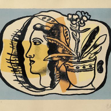 Fernand Léger — Композиция по профилю (S. 19)