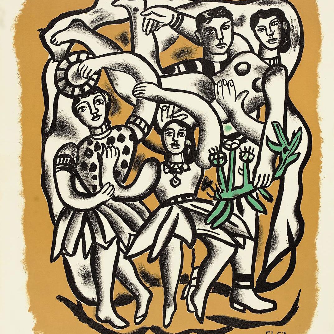 Fernand Léger — Танцовщицы ("Желтый фонд") (С. 137)