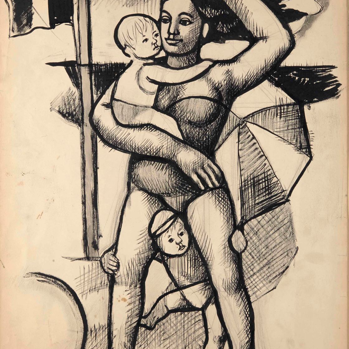 Fernand Léger — Сцена на пляже