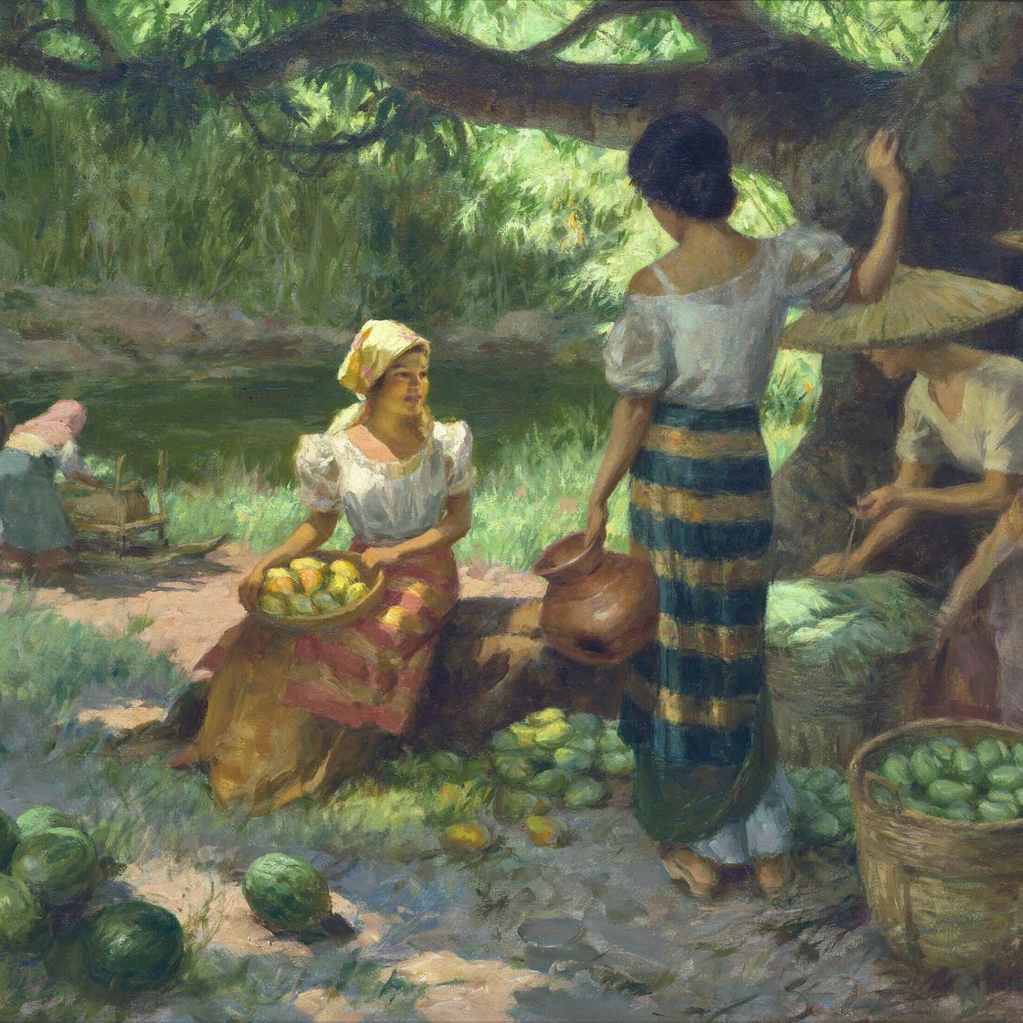 Fernando Amorsolo — Под манговым деревом, изображение 1