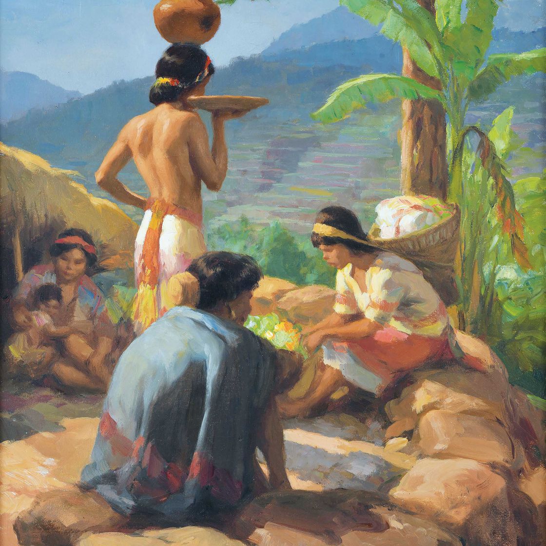 Fernando Amorsolo — Работники в состоянии покоя
