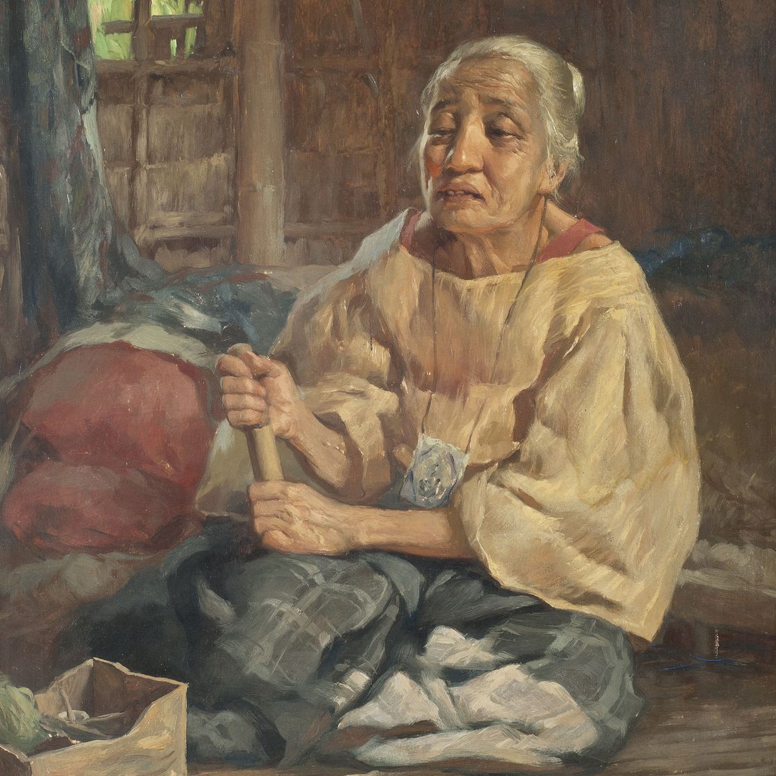 Fernando Amorsolo — Старая женщина