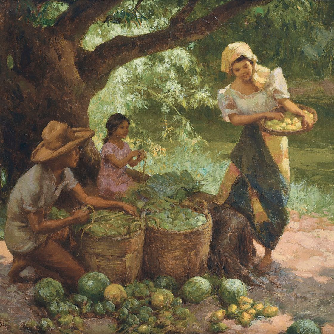 Fernando Amorsolo — Под манговым деревом