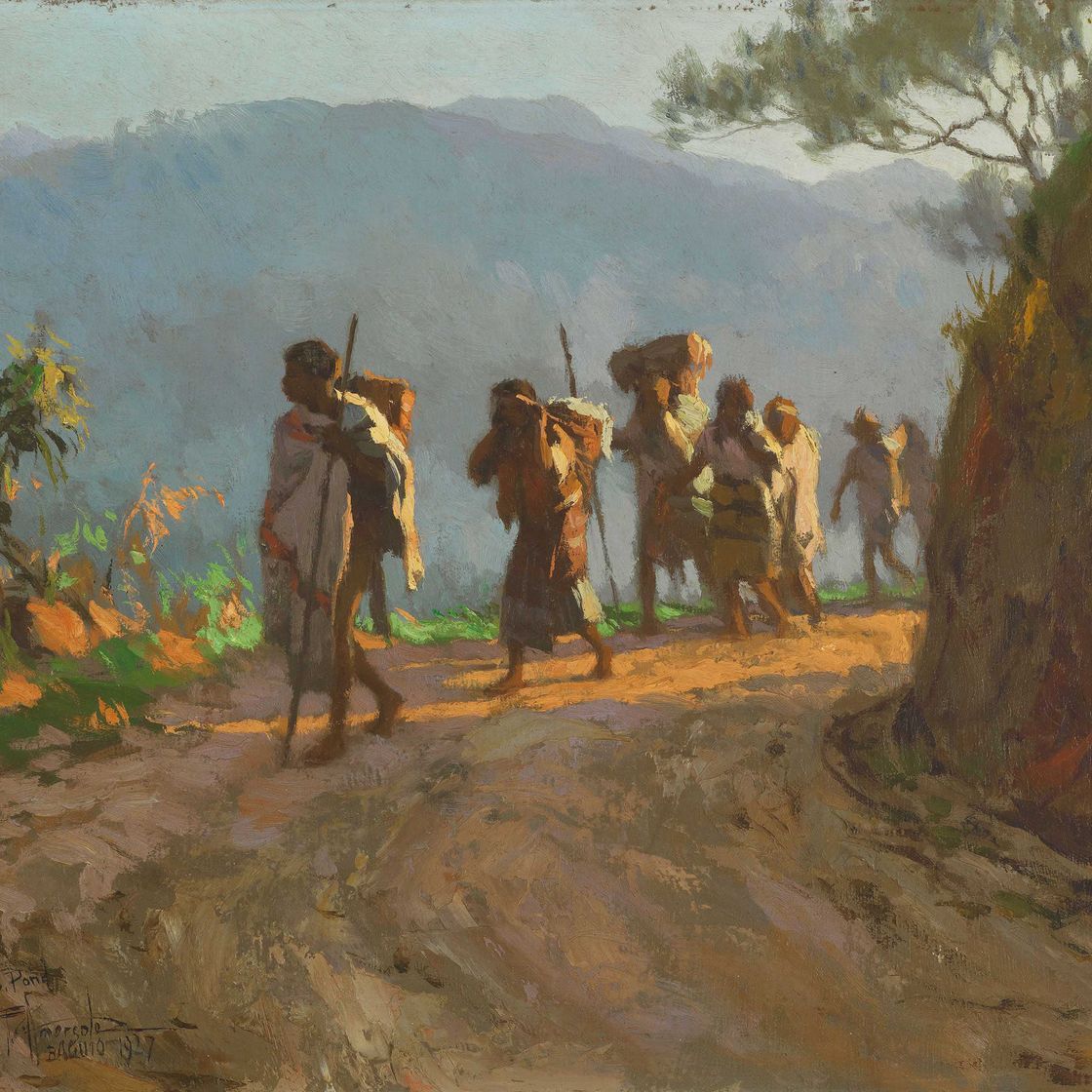 Fernando Amorsolo — Горный пейзаж