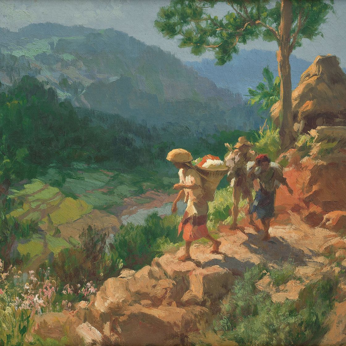 Fernando Amorsolo — РИСОВЫЕ ТЕРРАСЫ БАНАУЭ