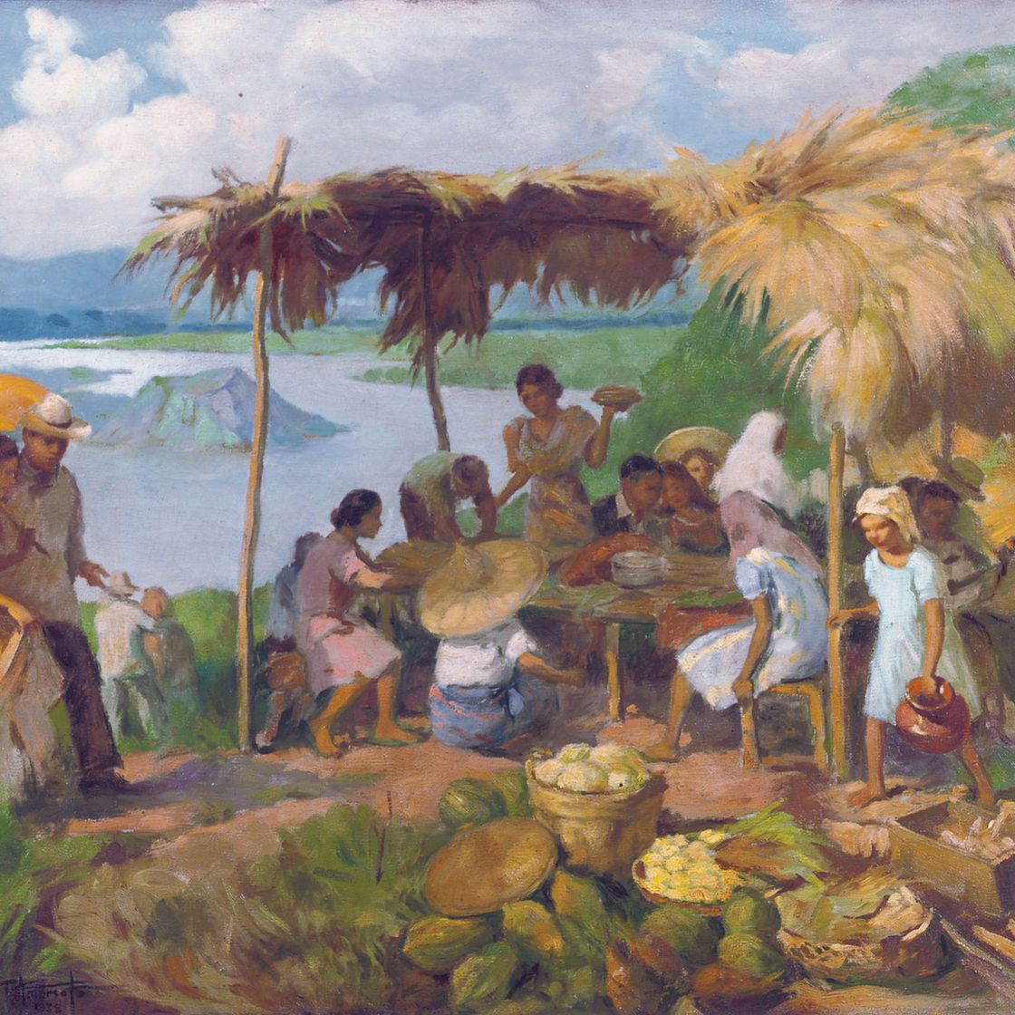Fernando Amorsolo — Ужин на солнышке