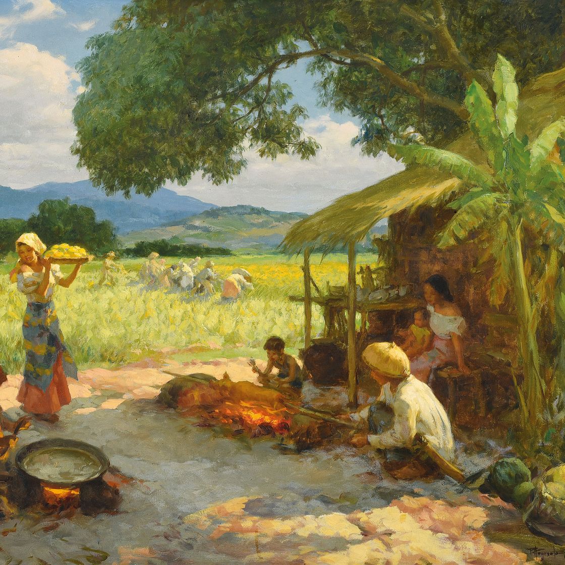 Fernando Amorsolo — Рядом с полем Padi