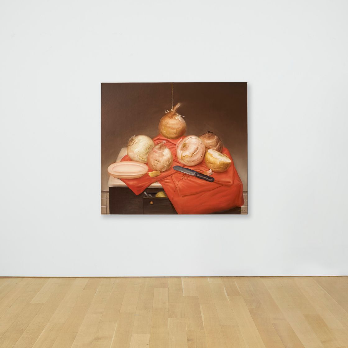 Fernando Botero — Натюрморт с луком, изображение 5