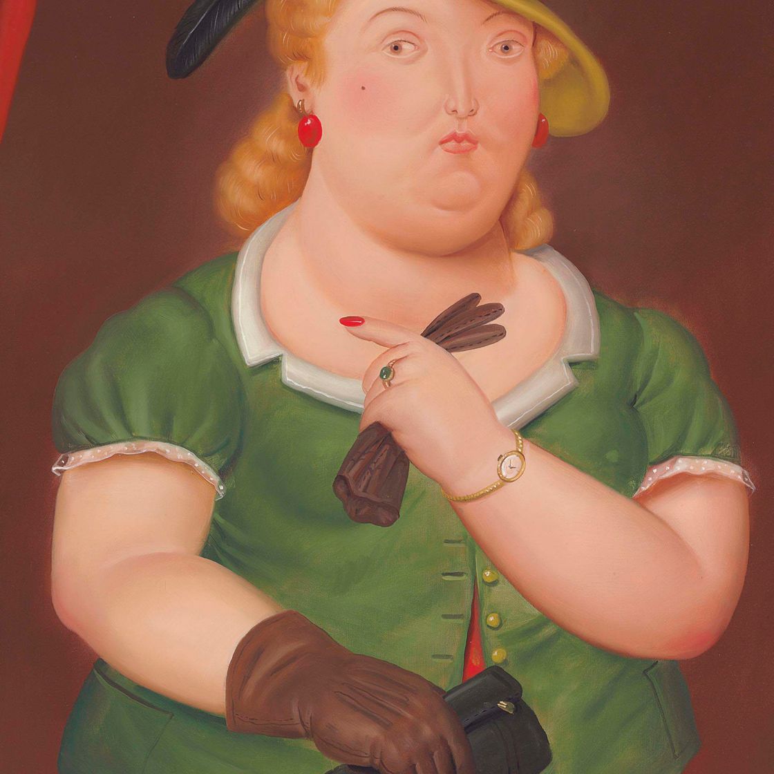 Fernando Botero — Женщина в шляпе