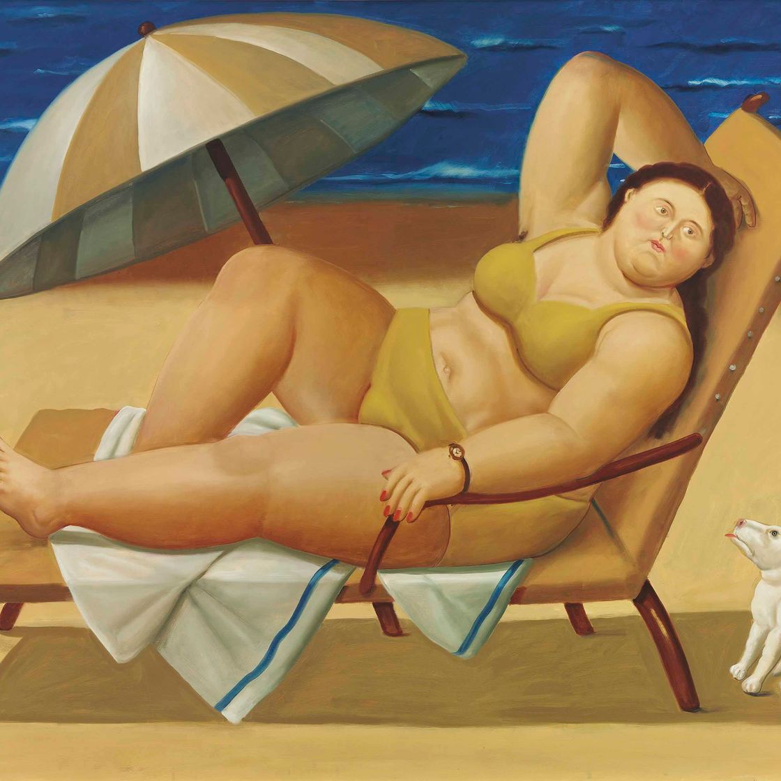 Fernando Botero — Баньиста