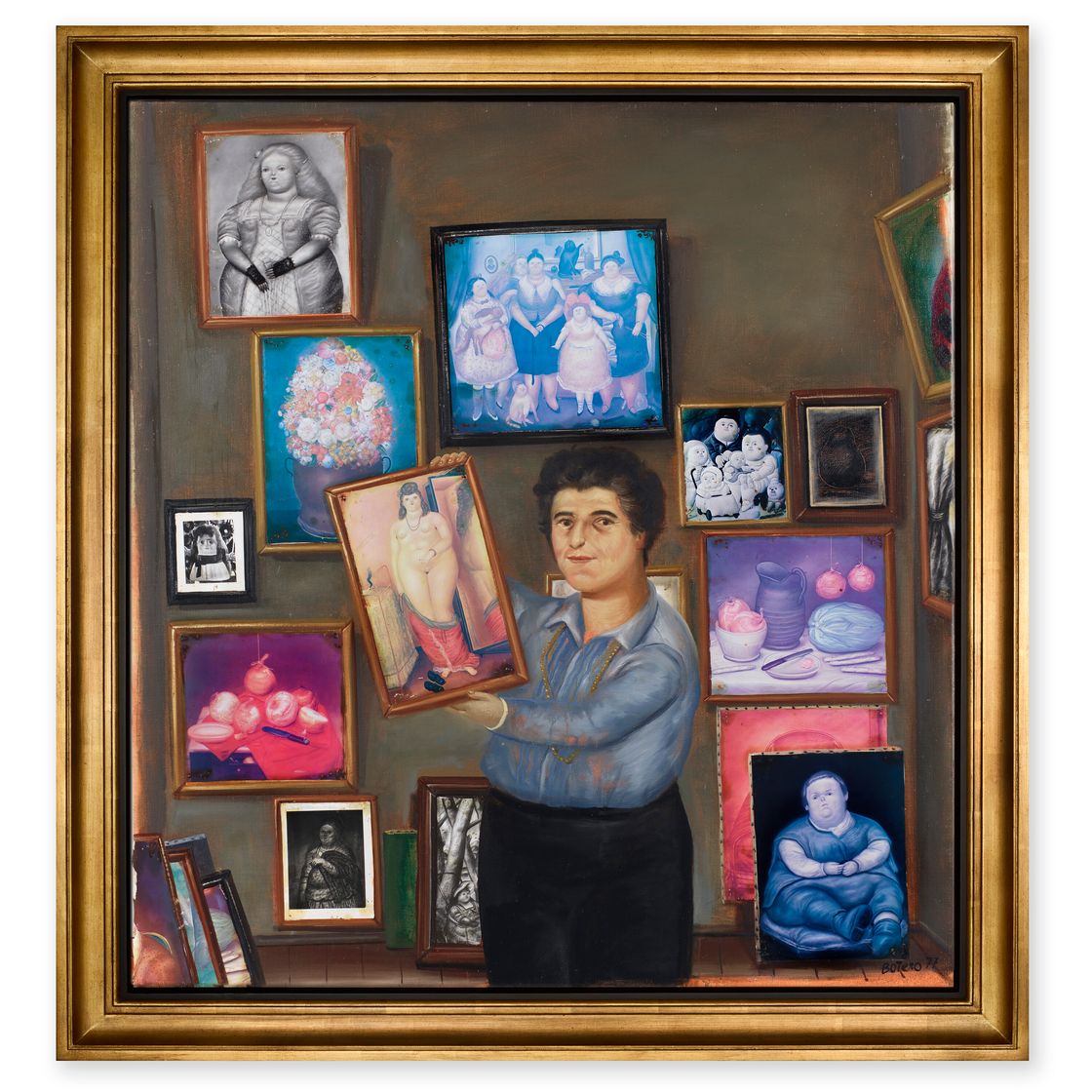 Fernando Botero — Портрет Надин Хаим, изображение 2