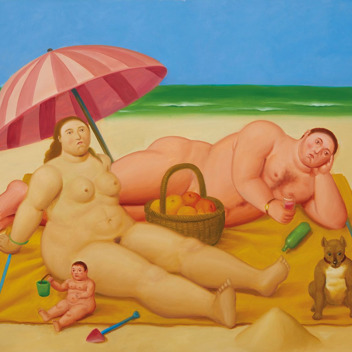 Fernando Botero — Семья нудистов