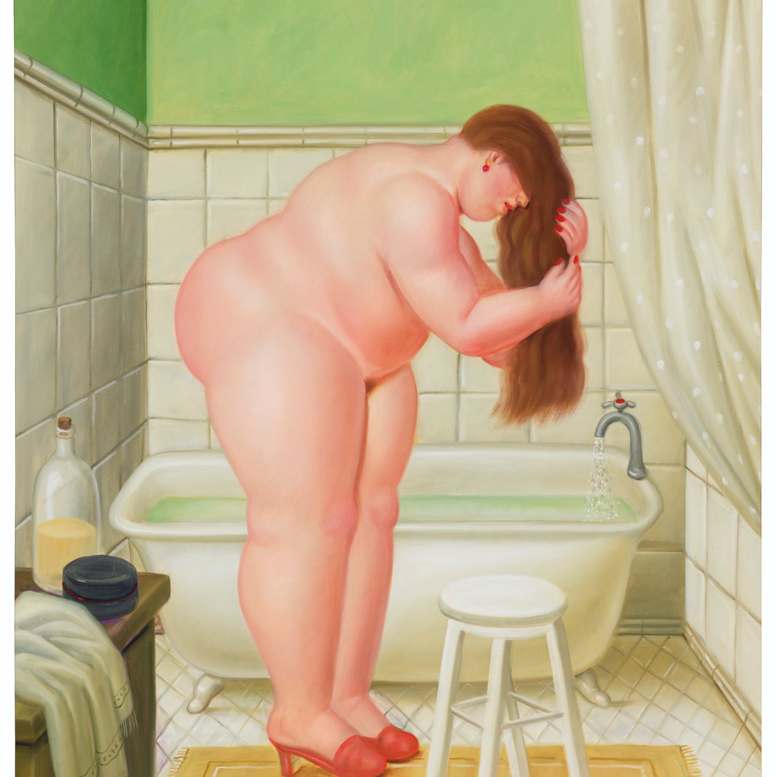 Fernando Botero — В ванной комнате
