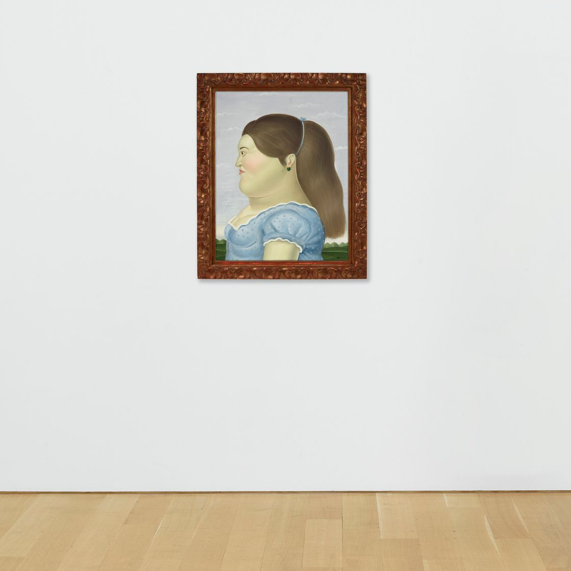 Fernando Botero — Дама в профиль, изображение 4