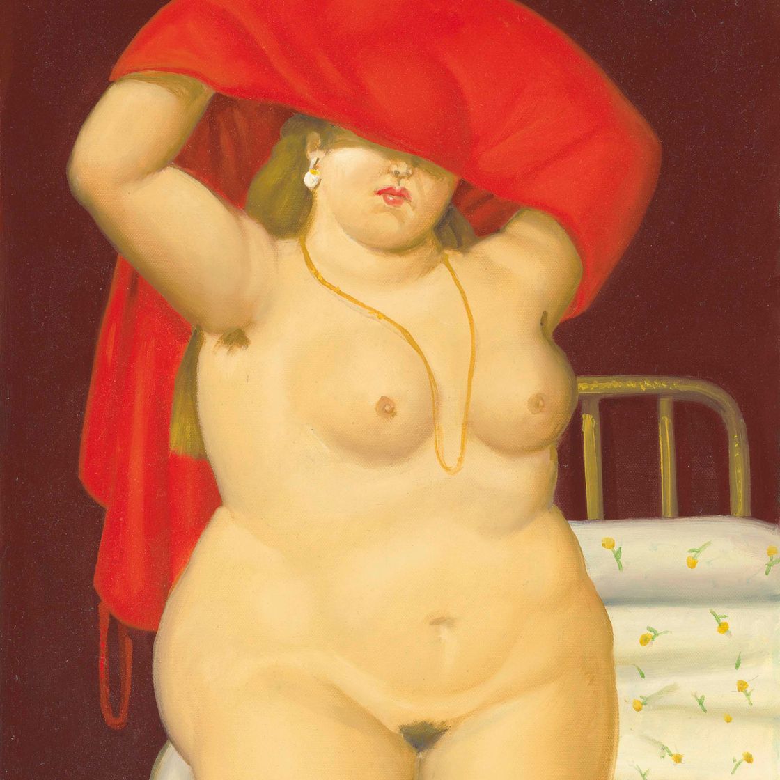 Fernando Botero — Спальня