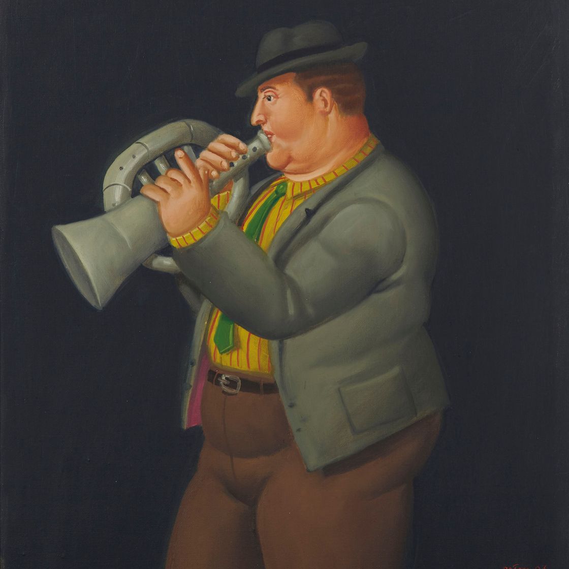 Fernando Botero — Трубач