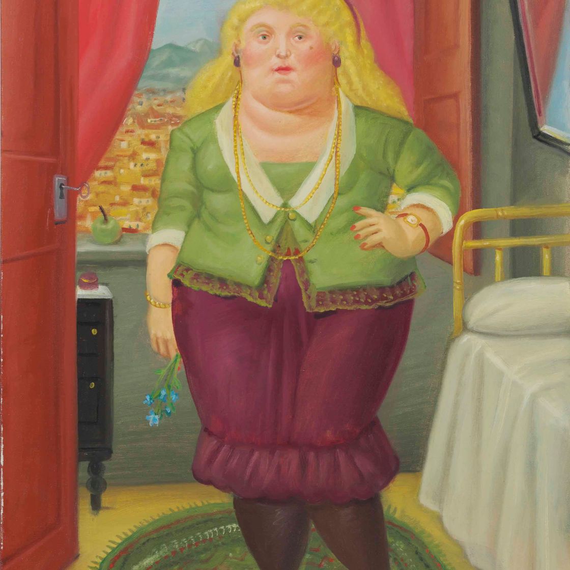 Fernando Botero — Женщина перед окном