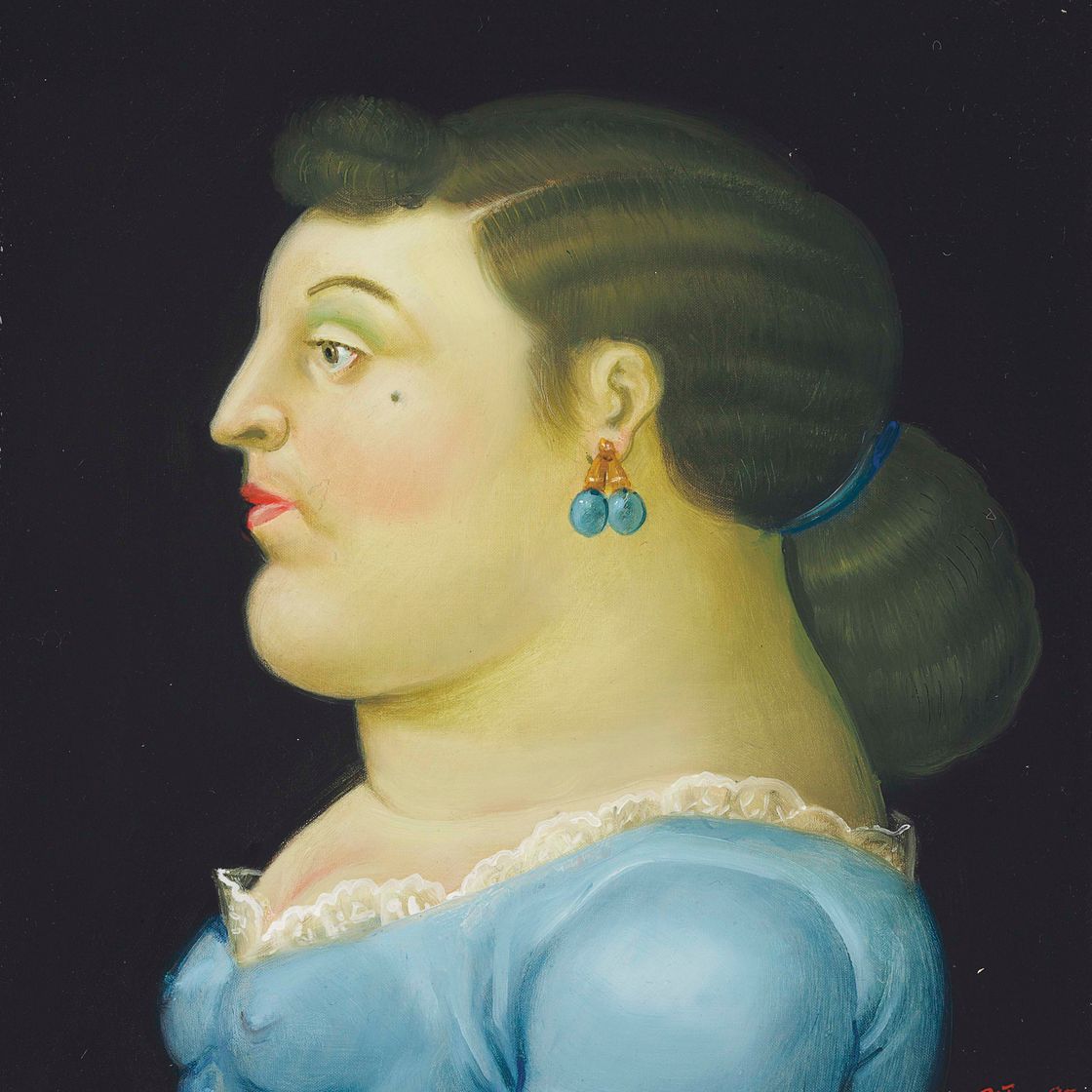 Fernando Botero — Женщина в профиль