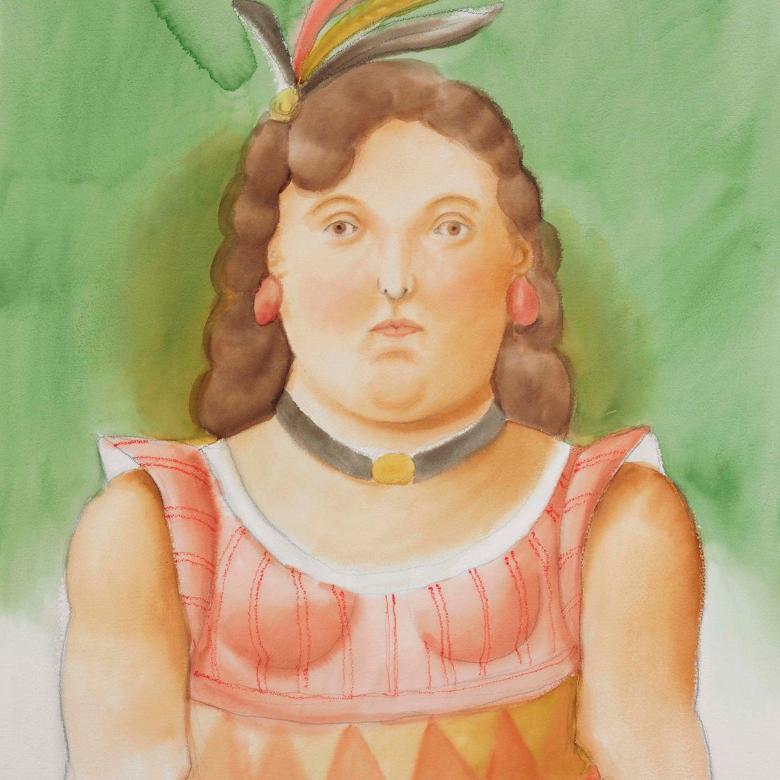 Fernando Botero — Циркачка
