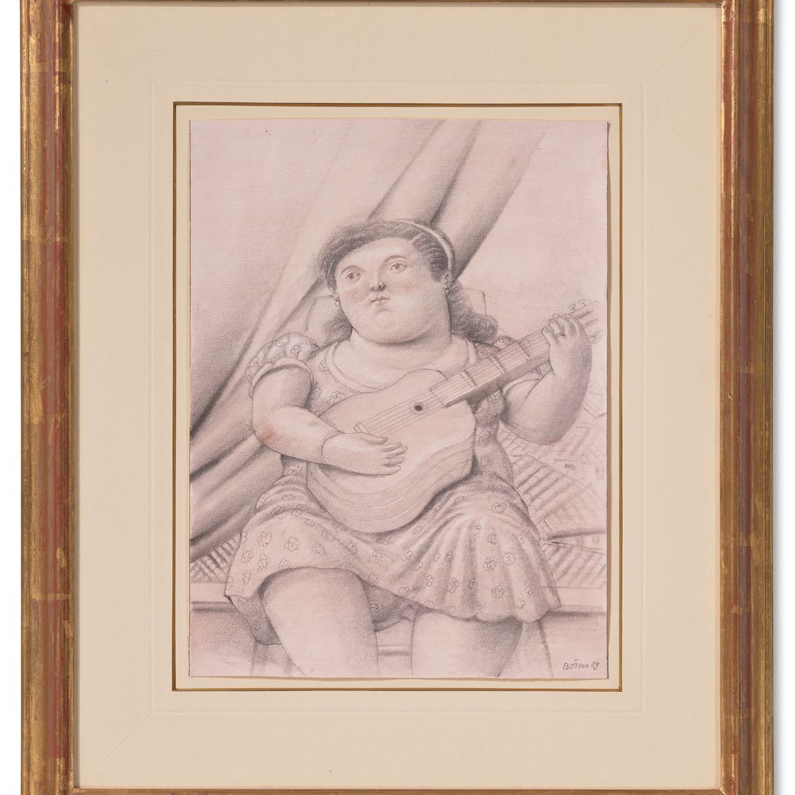 Fernando Botero — Женщина с гитарой, изображение 2