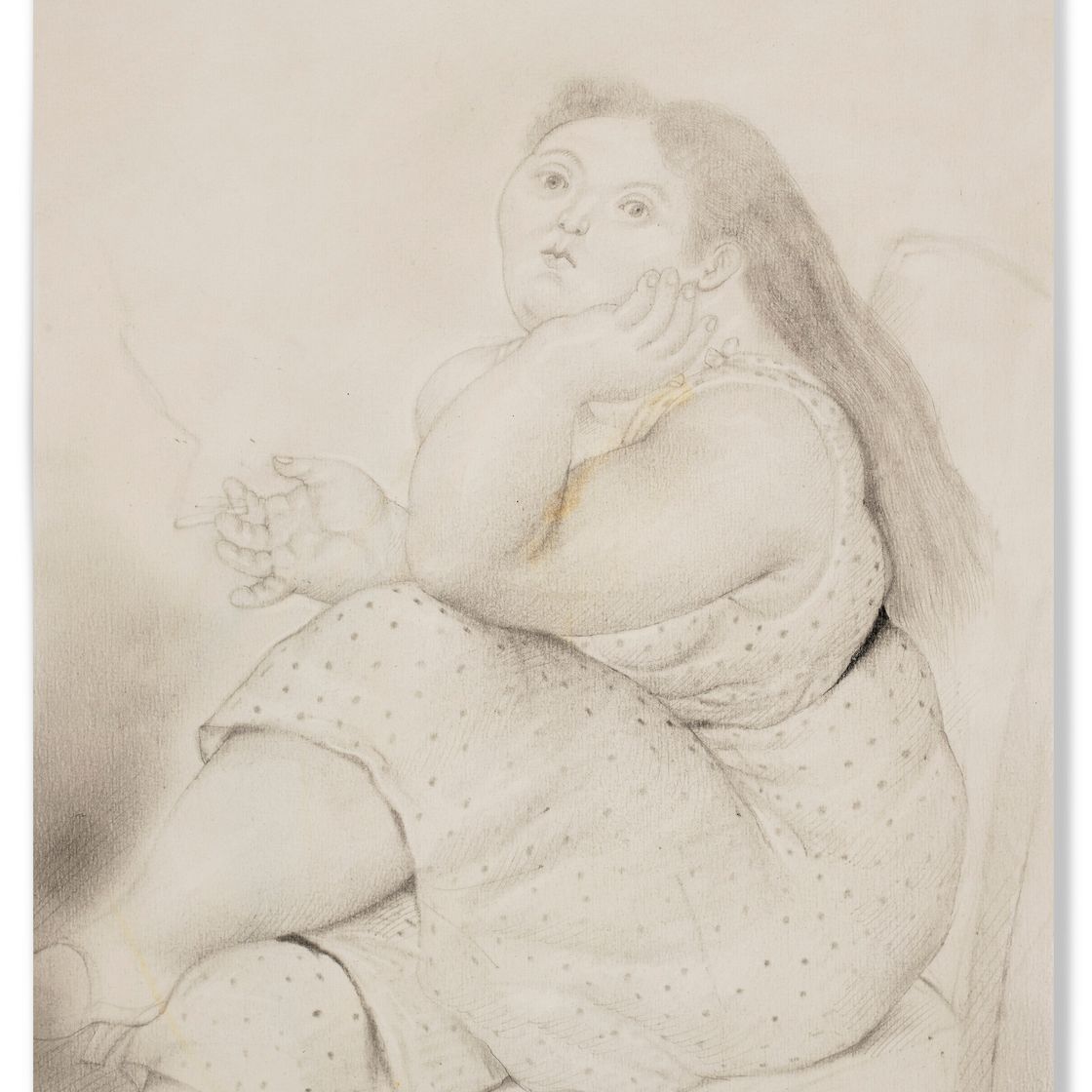 Fernando Botero — Сидящая женщина, изображение 1