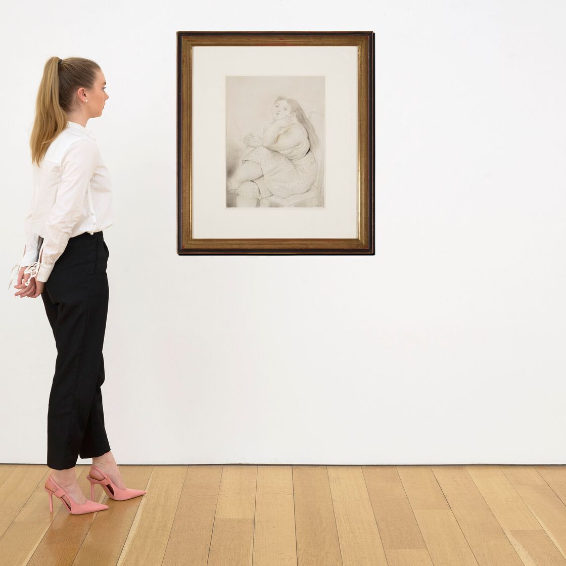 Fernando Botero — Сидящая женщина, изображение 4