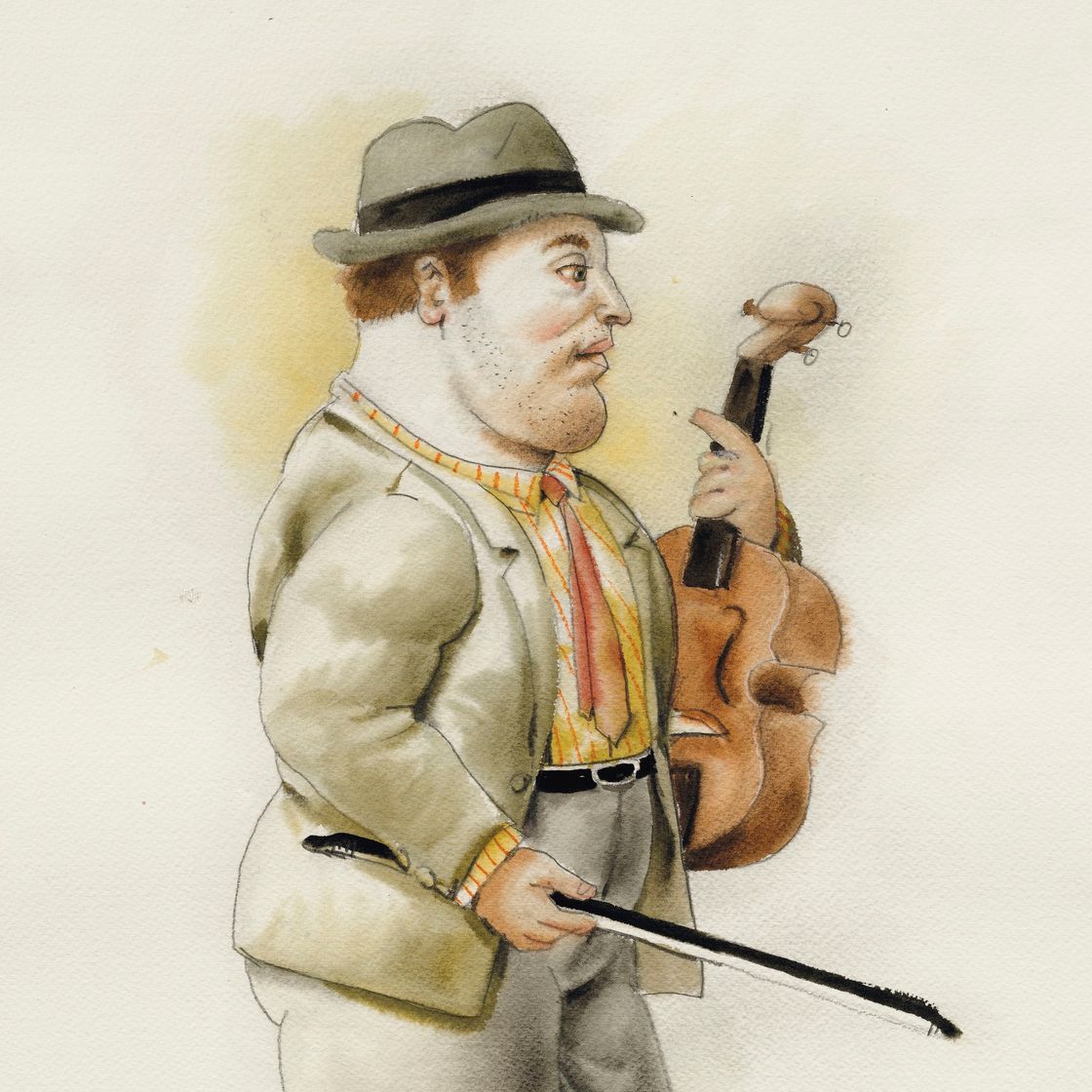 Fernando Botero — Скрипачка