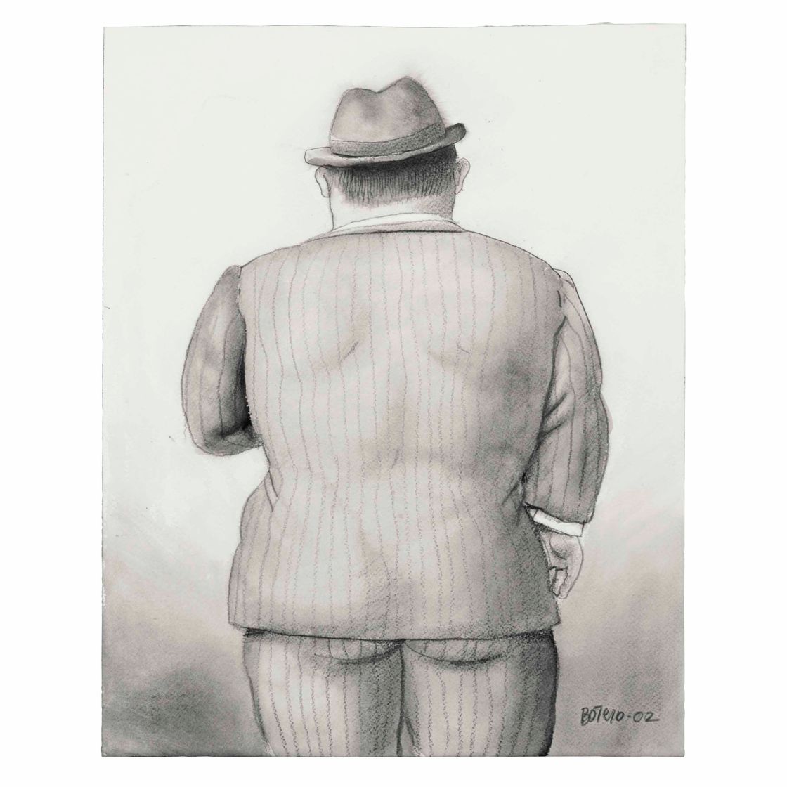 Fernando Botero — Мужчина (одетый в серое)