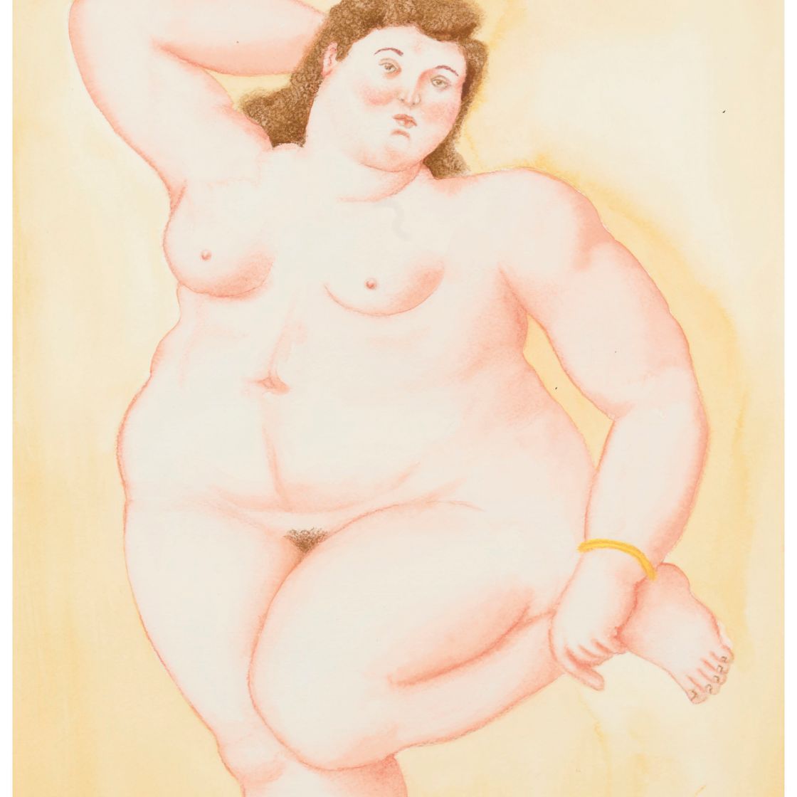 Fernando Botero — Без названия (Обнаженная женщина)