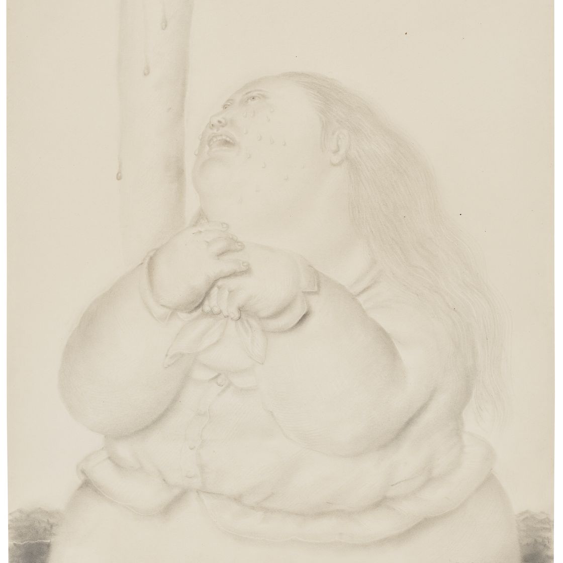 Fernando Botero — Персонаж аль-пье-де-ла-крус (фигура у подножия креста)