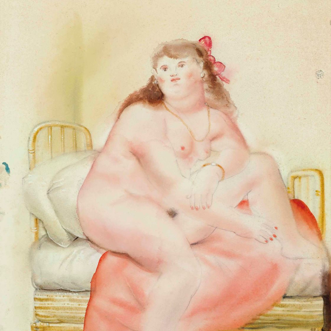 Fernando Botero — Женщина в свете