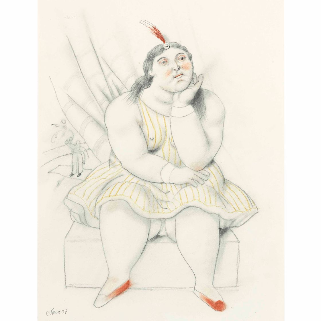 Fernando Botero — Циркачка