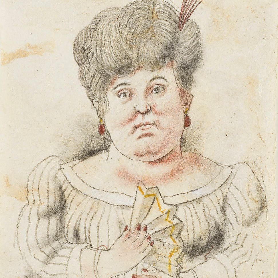 Fernando Botero — Женщина с длинным хвостом