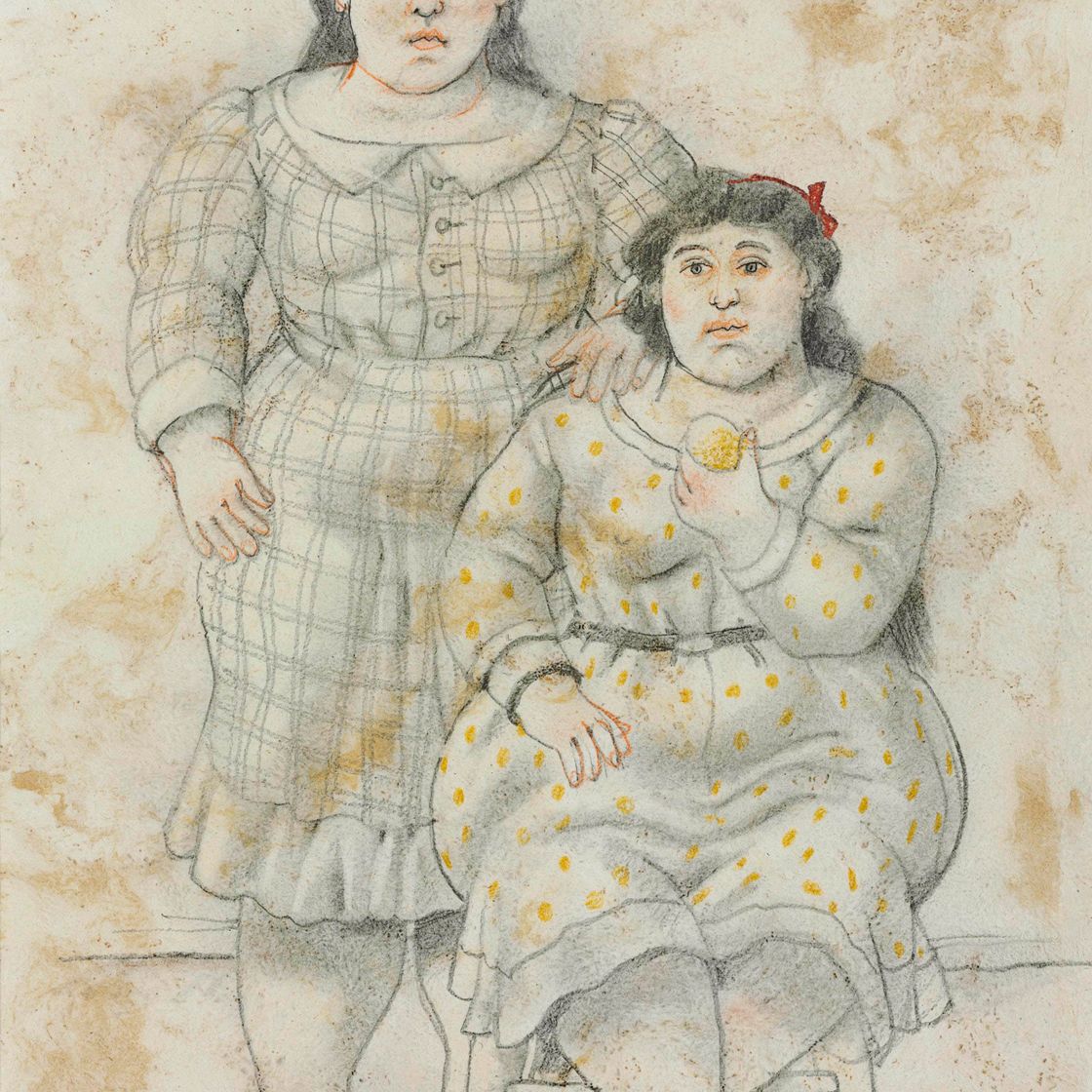 Fernando Botero — Две девушки