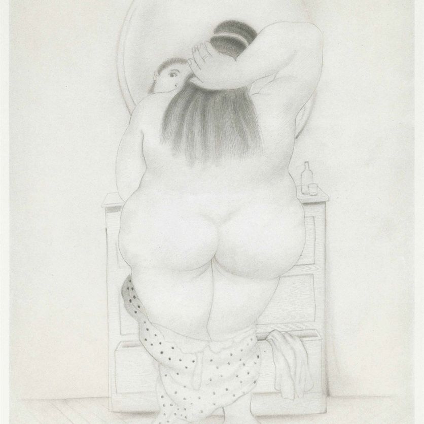 Fernando Botero — Десерты с акварелью : одна тарелка
