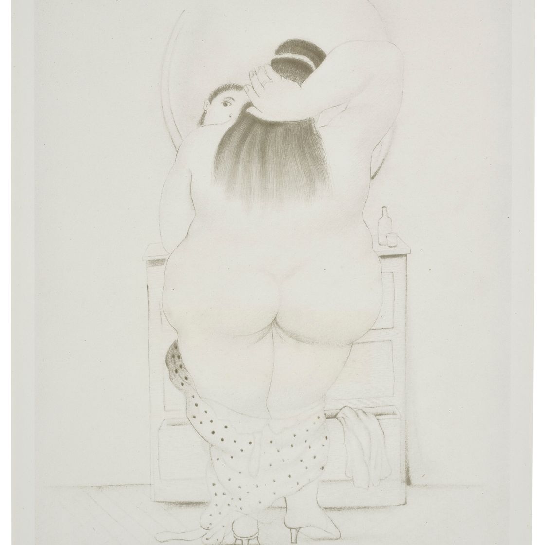Fernando Botero — Десерты с акварелью: одна тарелка