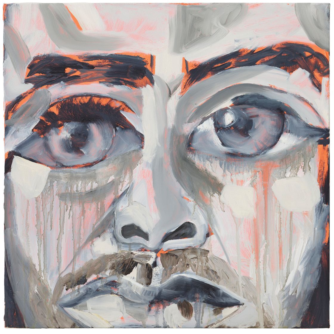 Francesco Clemente — Автопортрет в стиле Гризайль, изображение 1