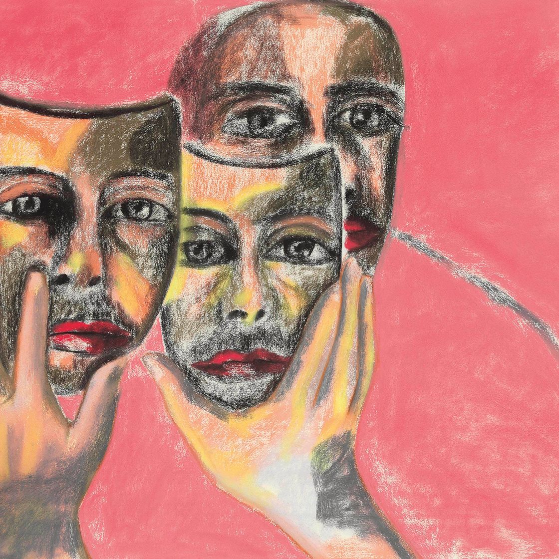 Francesco Clemente — Автопортрет без маски