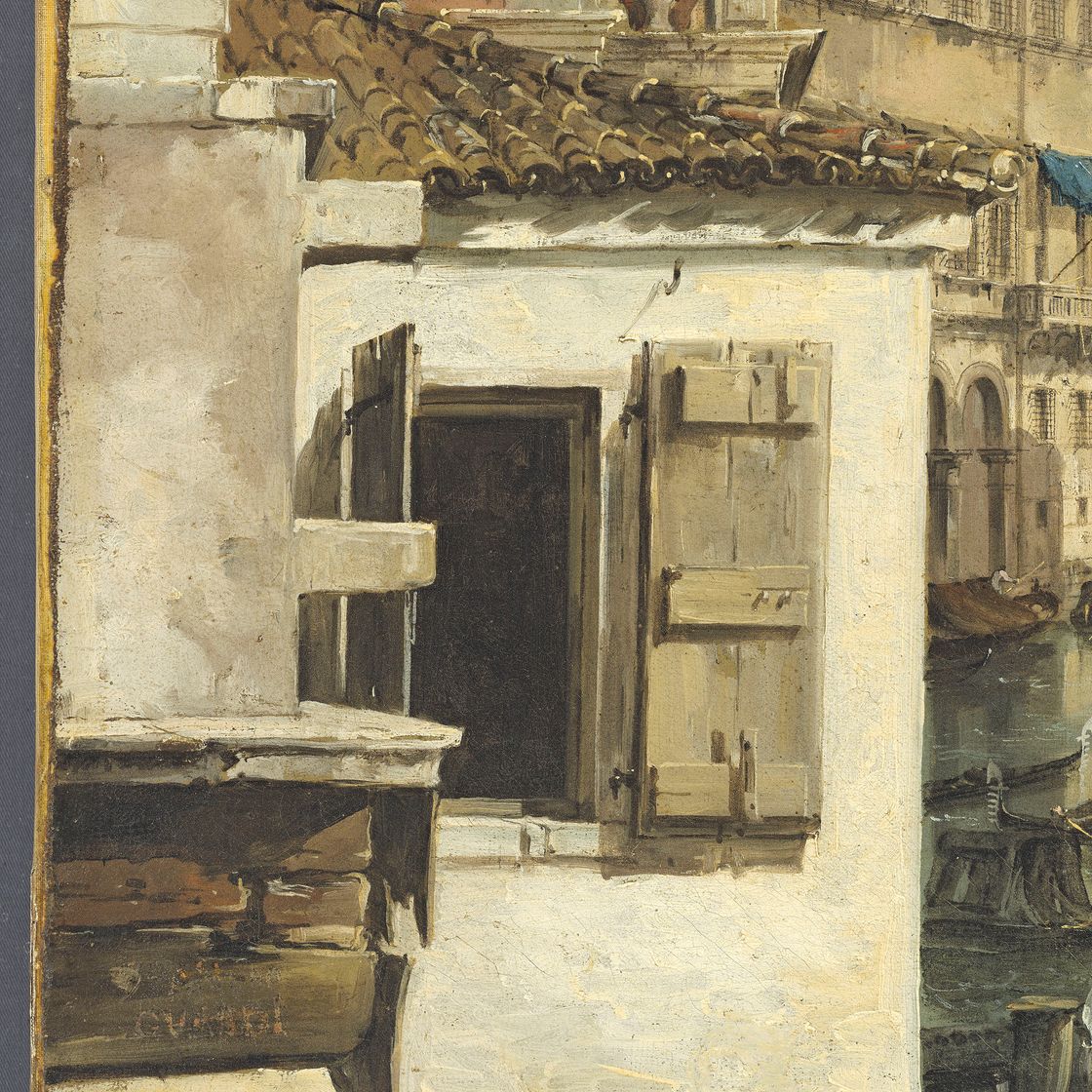 Francesco Guardi — Венеция: мост Риальто с Палаццо деи Камерленги, изображение 6