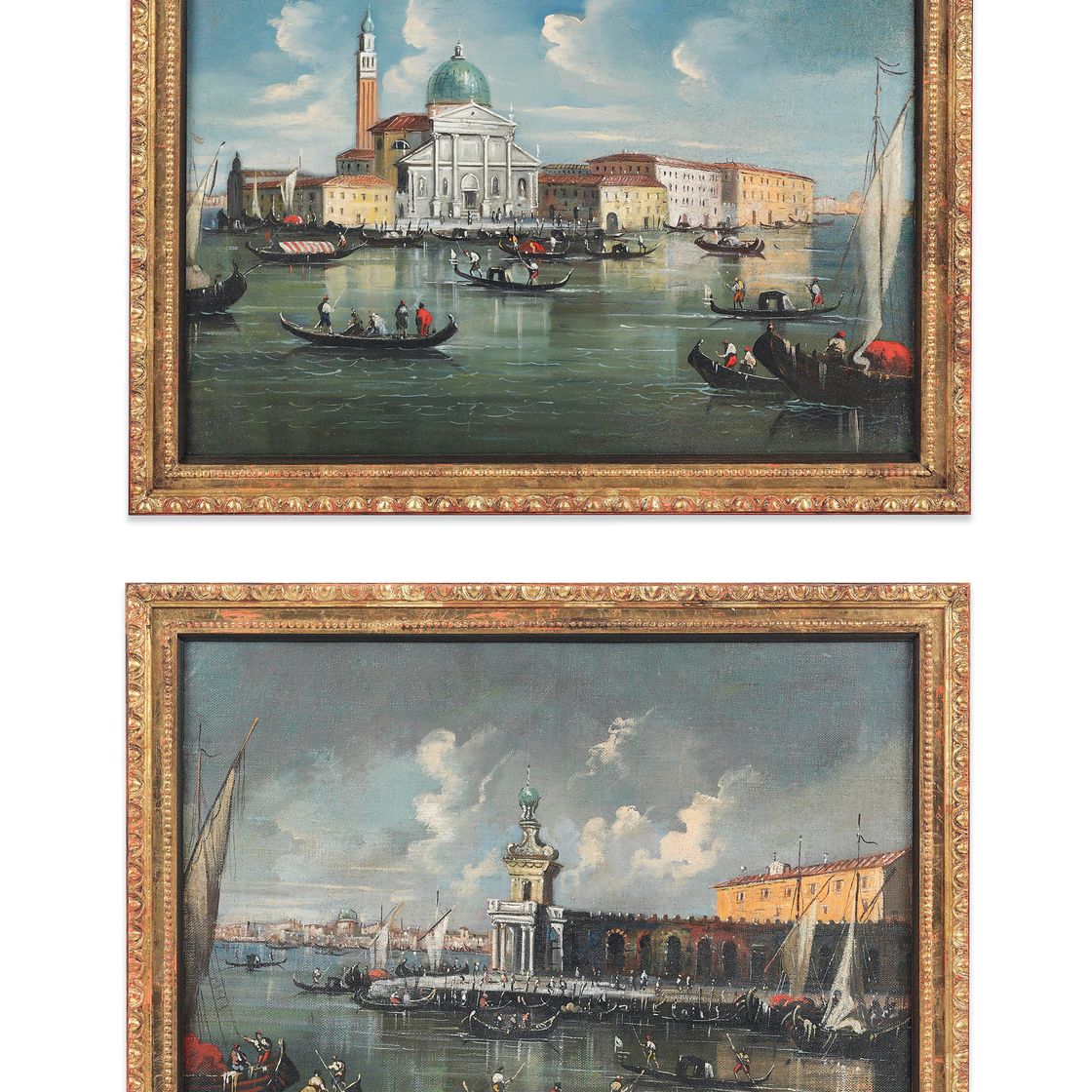 Francesco Guardi — Пунта-делла-Догана, Венеция; и Сан-Джорджо-Маджоре, Венеция